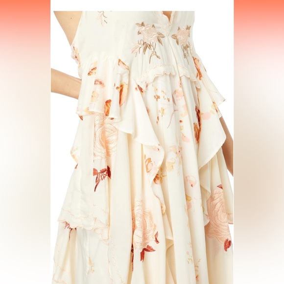 Free people Audrey Printed Maxi‎ Dress size XS - Picture 3 of 12